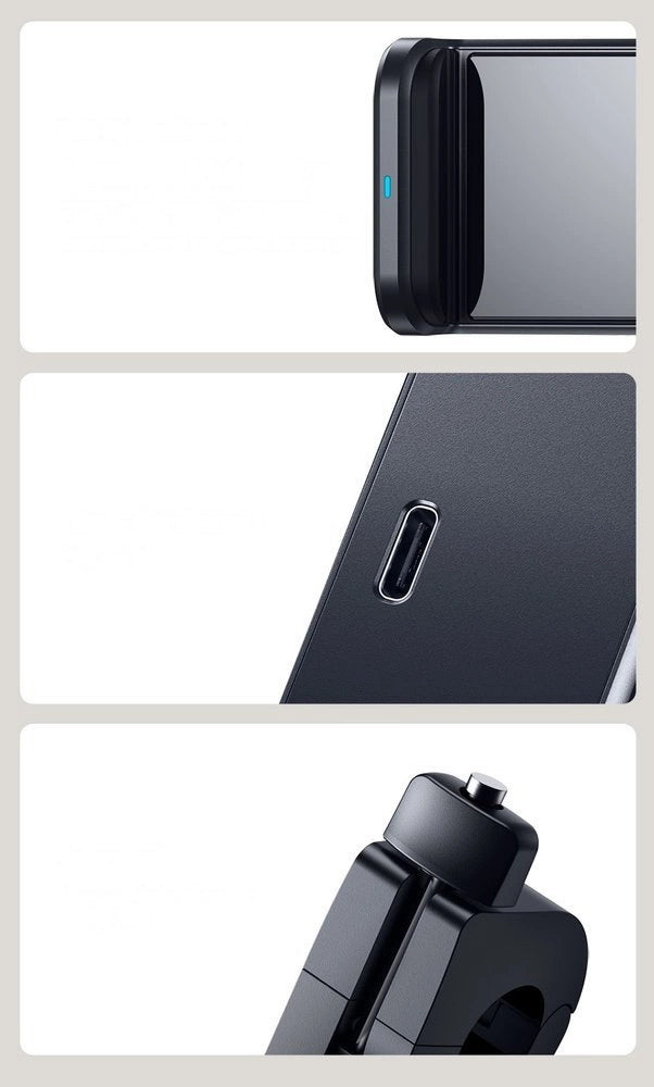 Baseus car headrest phone holder with built-in 15 W Qi wireless charger black (WXHZ-01)_19
