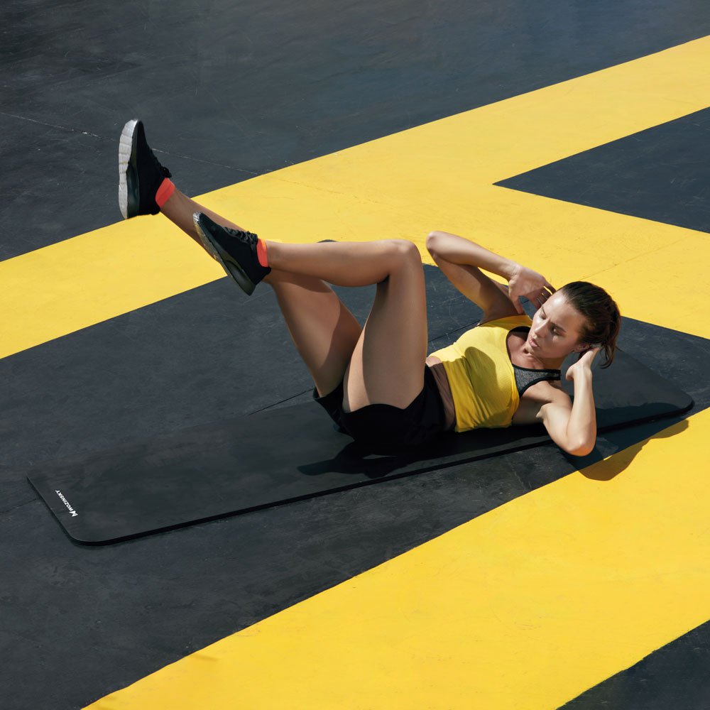 Wozinsky exercise mat 181 x 63 x 0.9 cm thick gymnastic yoga mat black_6