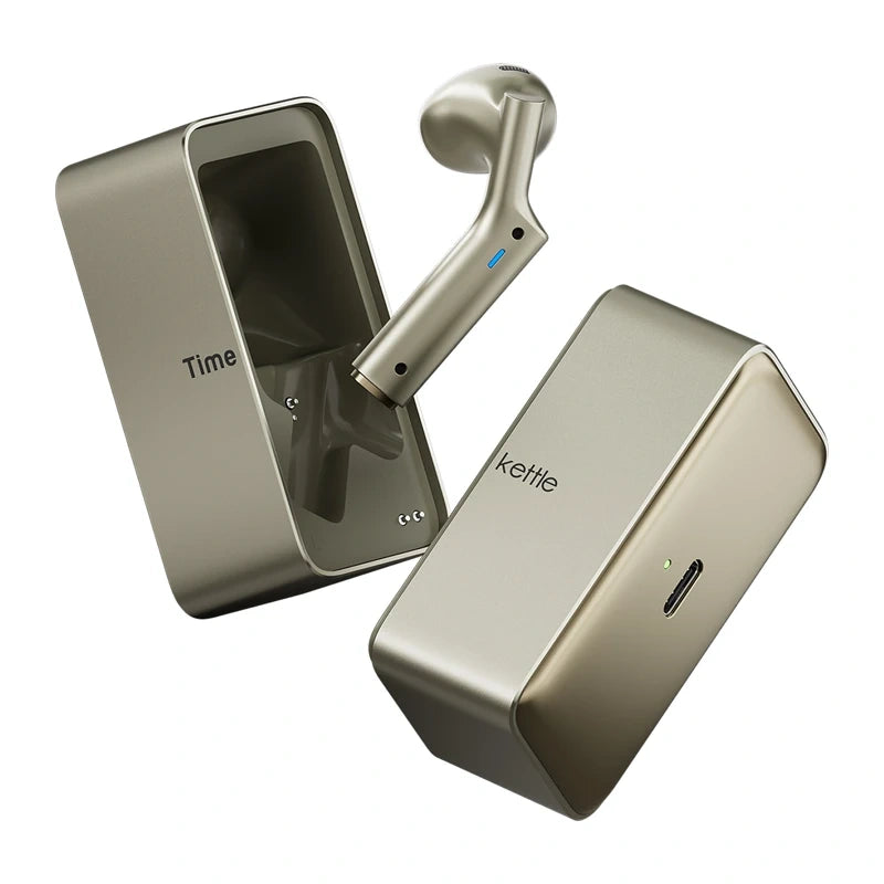 TimeKettle W4 Plus TWS Translation Earbuds (Gold)_5