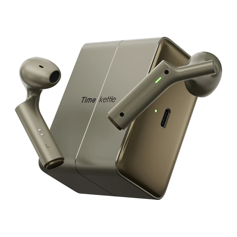 TimeKettle W4 Plus TWS Translation Earbuds (Gold)_8