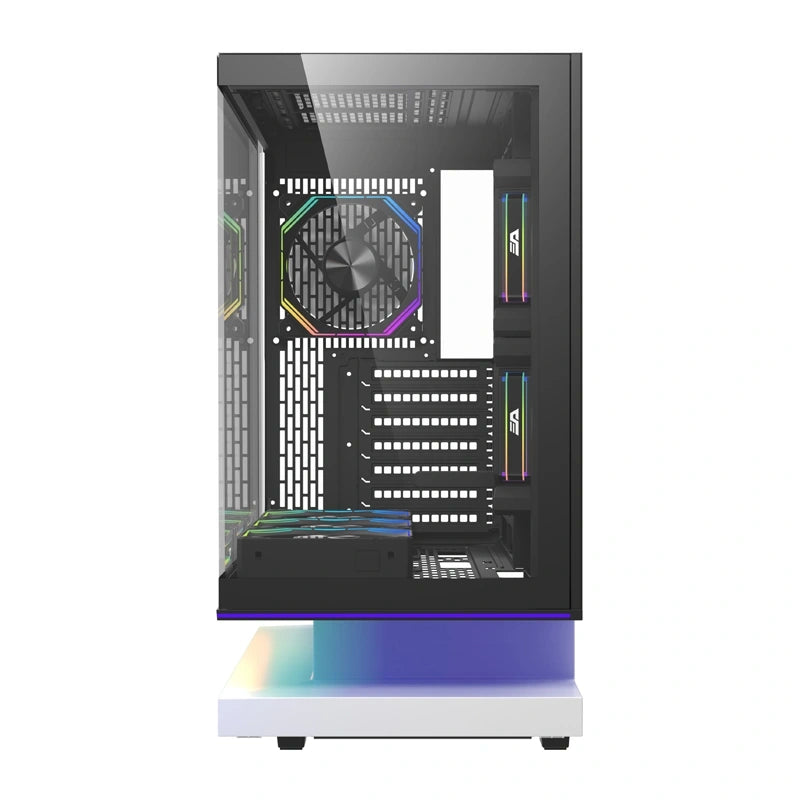 DarkFlash F1 ATX  Computer Case + 6 Fans (White)_12