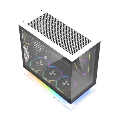 DarkFlash F1 ATX  Computer Case + 6 Fans (White)_15