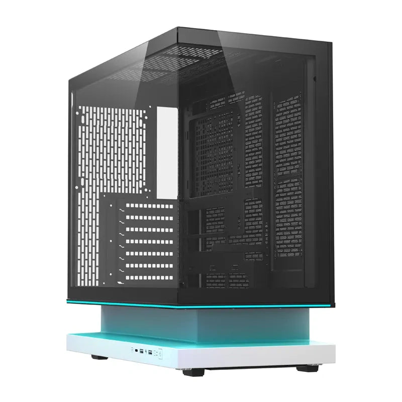 DarkFlash F1 ATX  Computer Case + 6 Fans (White)_2