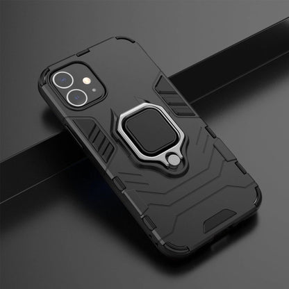 Ring Armor Case Kickstand Tough Rugged Cover for iPhone 12 mini blue_6