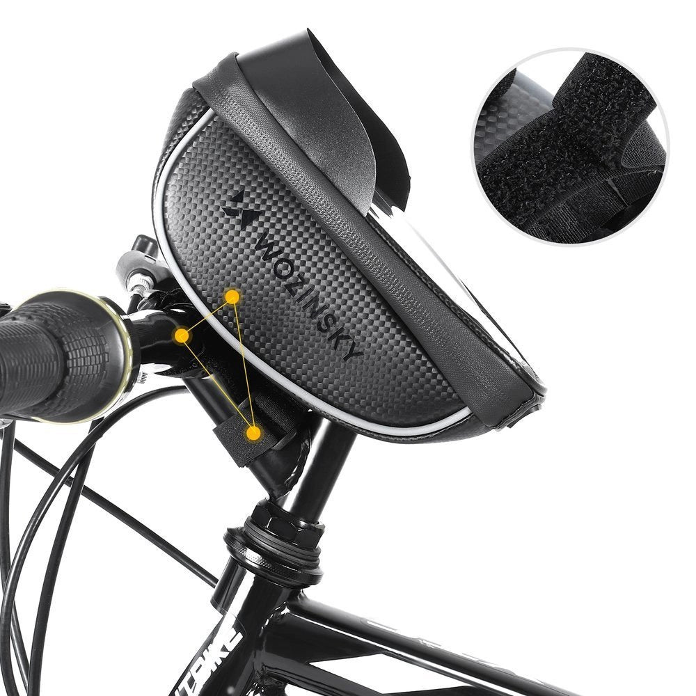 Wozinsky bike handlebar bag with phone case 1l black (WBB16BK)_3