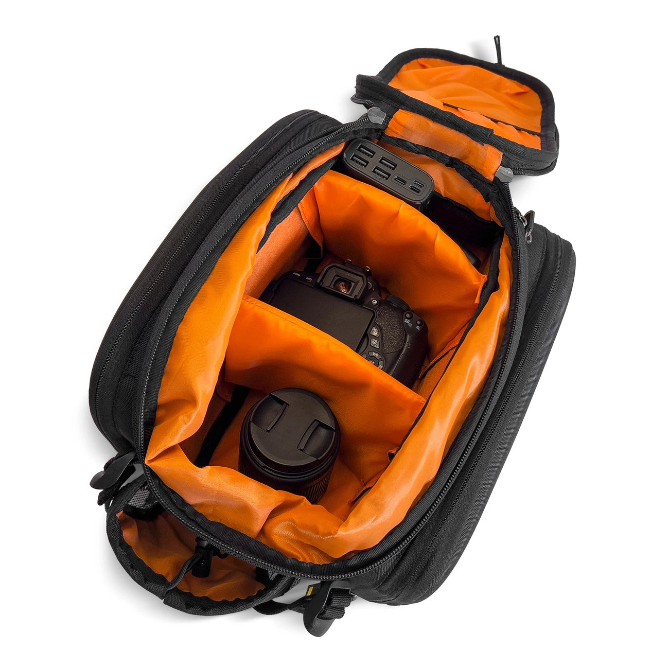Wozinsky roomy bike carrier bag 35L (rain cover included) black (WBB19BK)_15