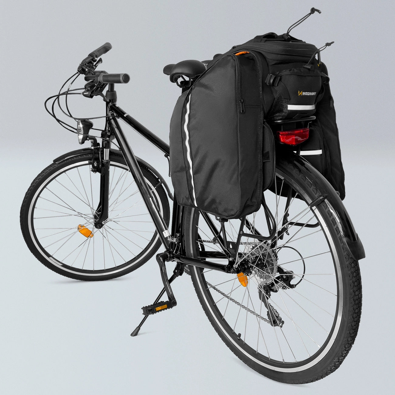 Wozinsky roomy bike carrier bag 35L (rain cover included) black (WBB19BK)_11