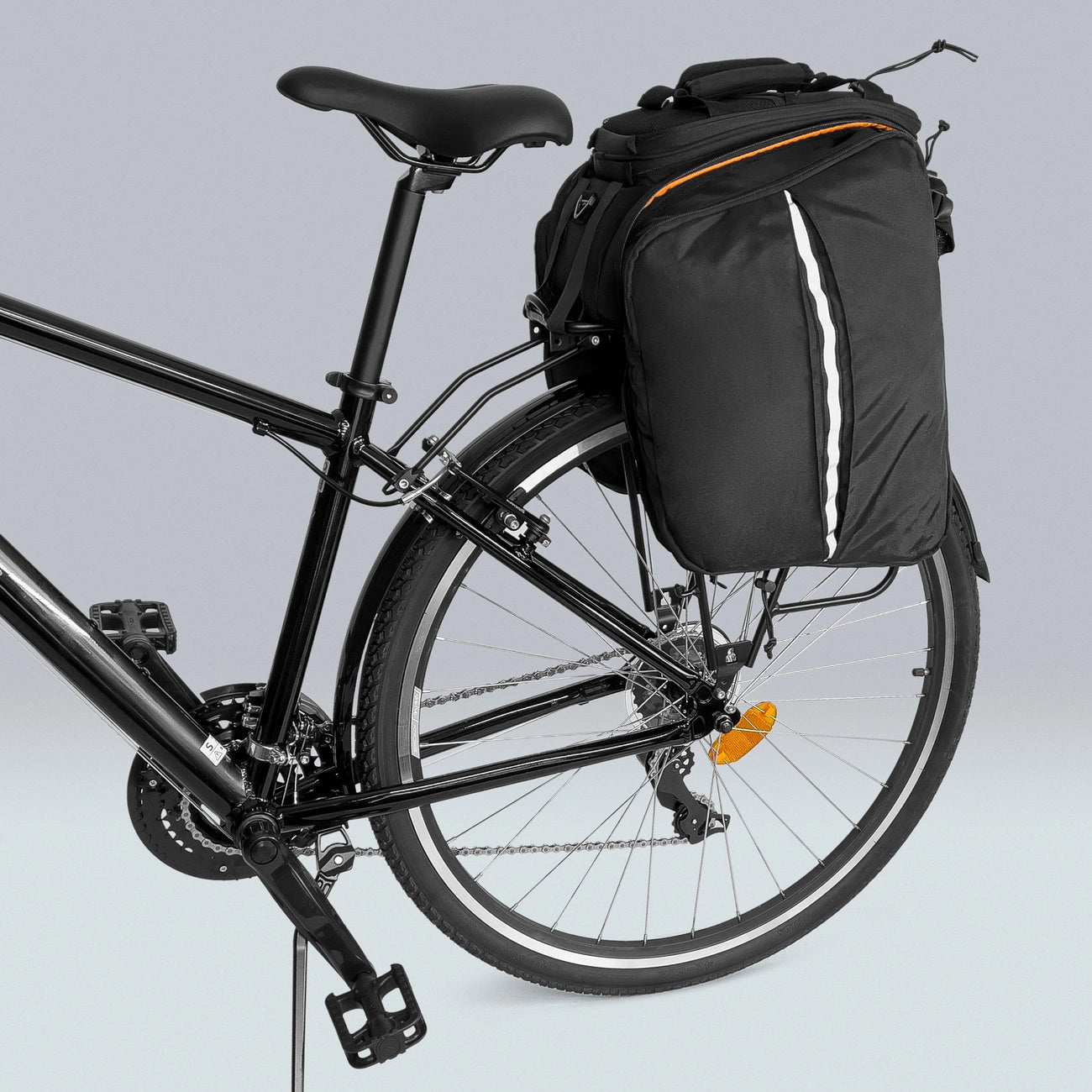 Wozinsky roomy bike carrier bag 35L (rain cover included) black (WBB19BK)_12
