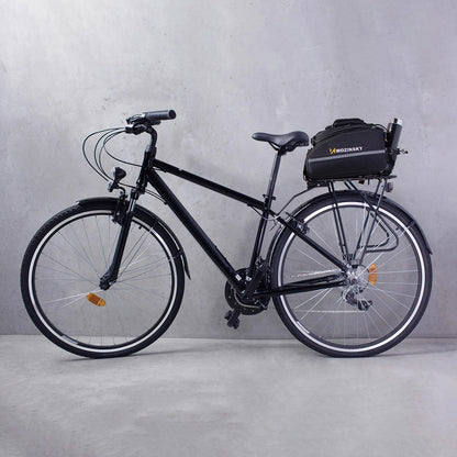 Wozinsky roomy bike carrier bag 35L (rain cover included) black (WBB19BK)_10