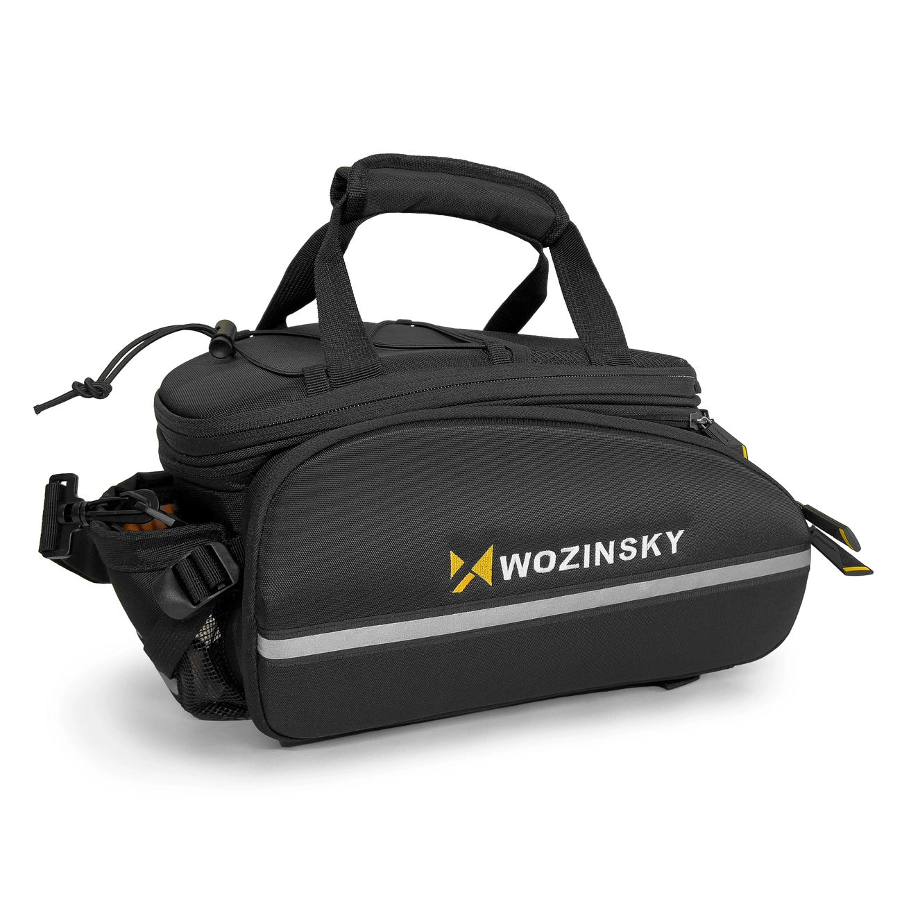 Wozinsky roomy bike carrier bag 35L (rain cover included) black (WBB19BK)_4