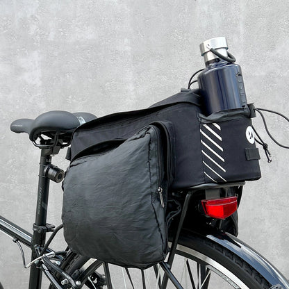 Wozinsky bike carrier bag with 9l shoulder strap (rain cover included) black (WBB22BK)_16