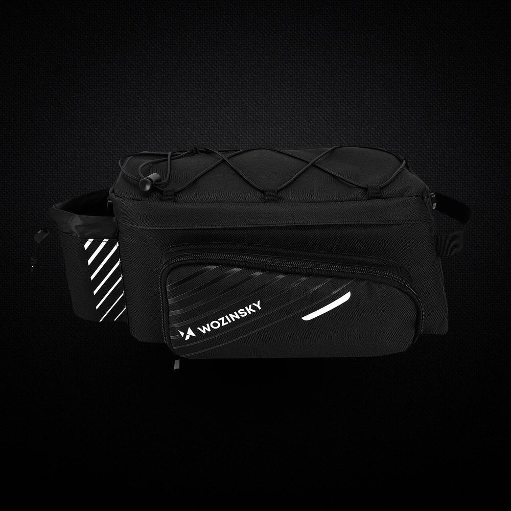 Wozinsky bike carrier bag with 9l shoulder strap (rain cover included) black (WBB22BK)_9