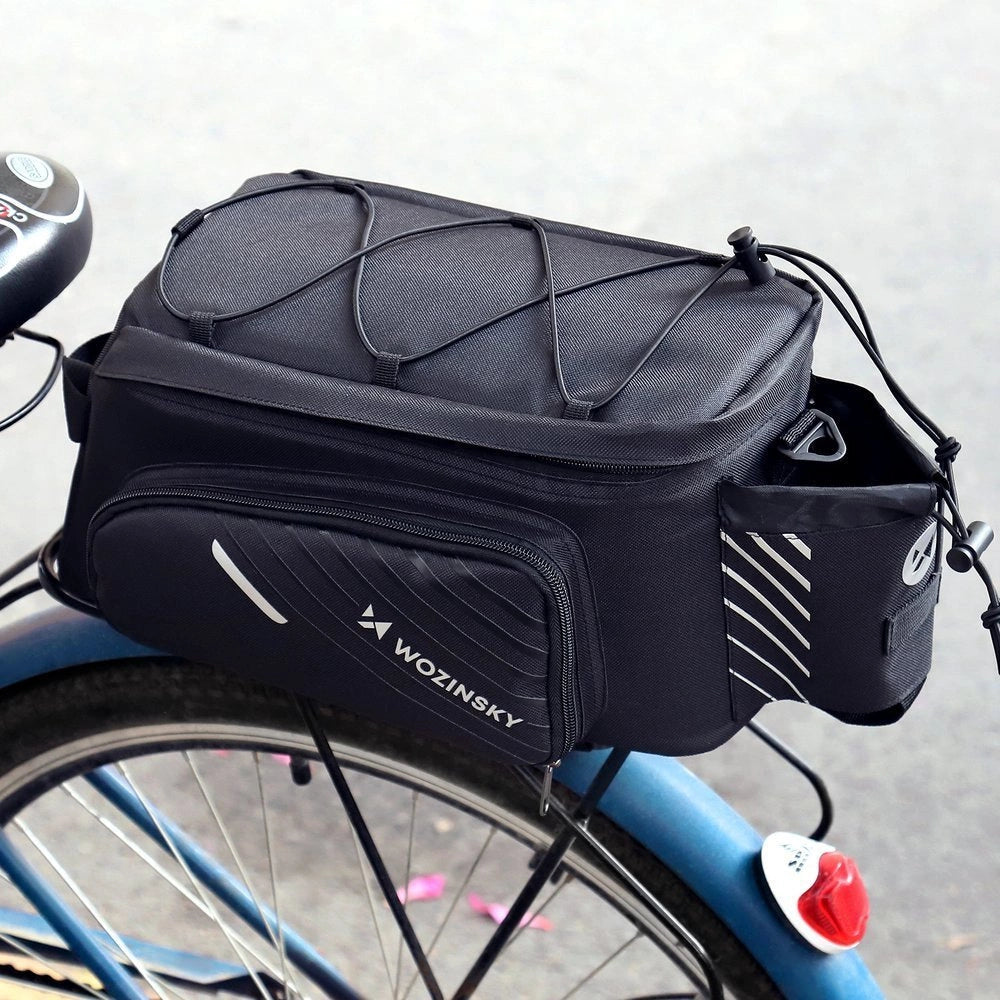 Wozinsky bike carrier bag with 9l shoulder strap (rain cover included) black (WBB22BK)_10