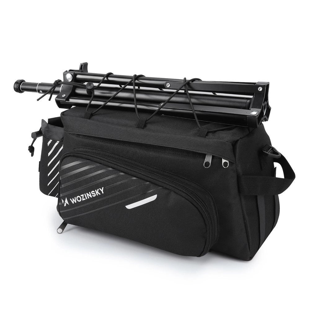 Wozinsky bike carrier bag with 9l shoulder strap (rain cover included) black (WBB22BK)_6