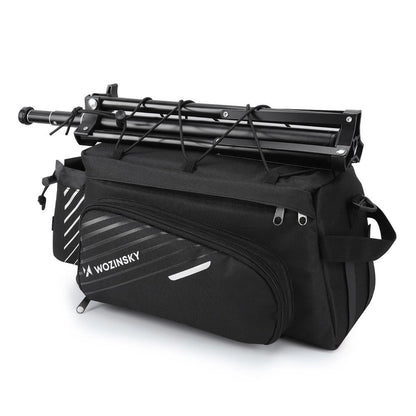 Wozinsky bike carrier bag with 9l shoulder strap (rain cover included) black (WBB22BK)_6