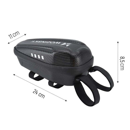 Wozinsky waterproof scooter handlebar bag 2l handlebar bag black (WSB3BK)_3