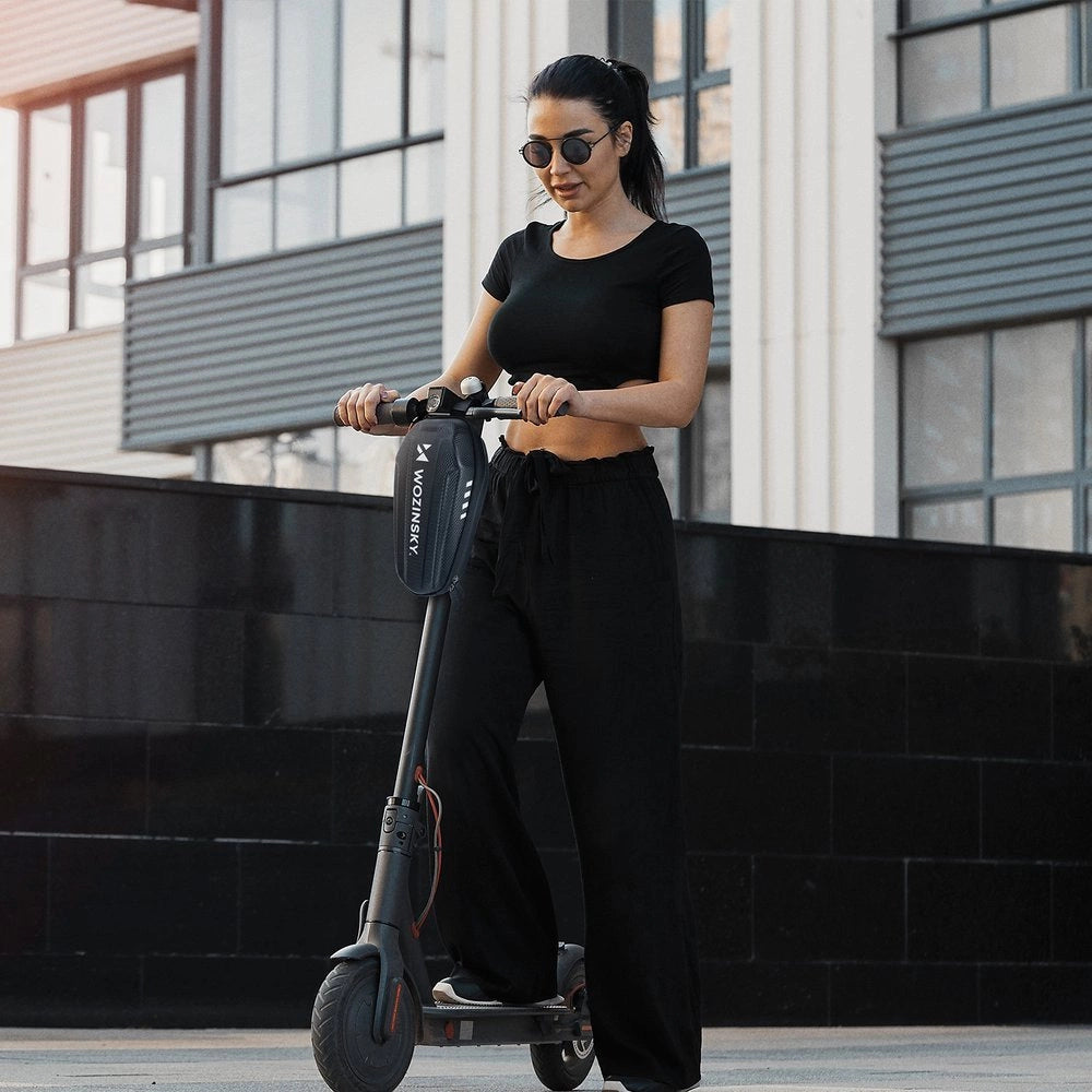 Wozinsky waterproof scooter handlebar bag 3l handlebar bag black (WSB4BK)_11