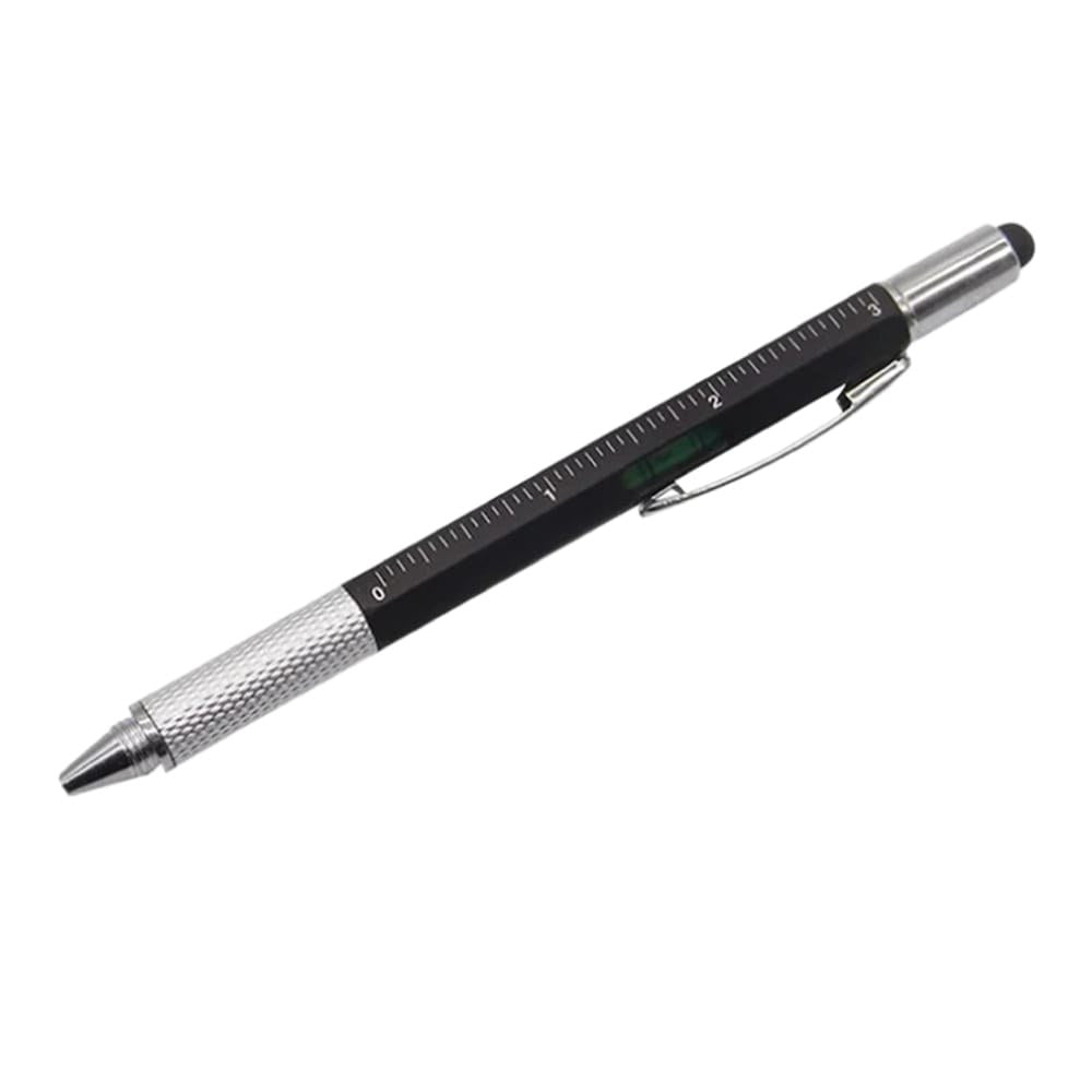 Caneta 5 em 1, rÃ©gua, nÃ­vel, mini chave de fendas x 2, borracha capacitiva. Ã¸10 x 145 mm_0