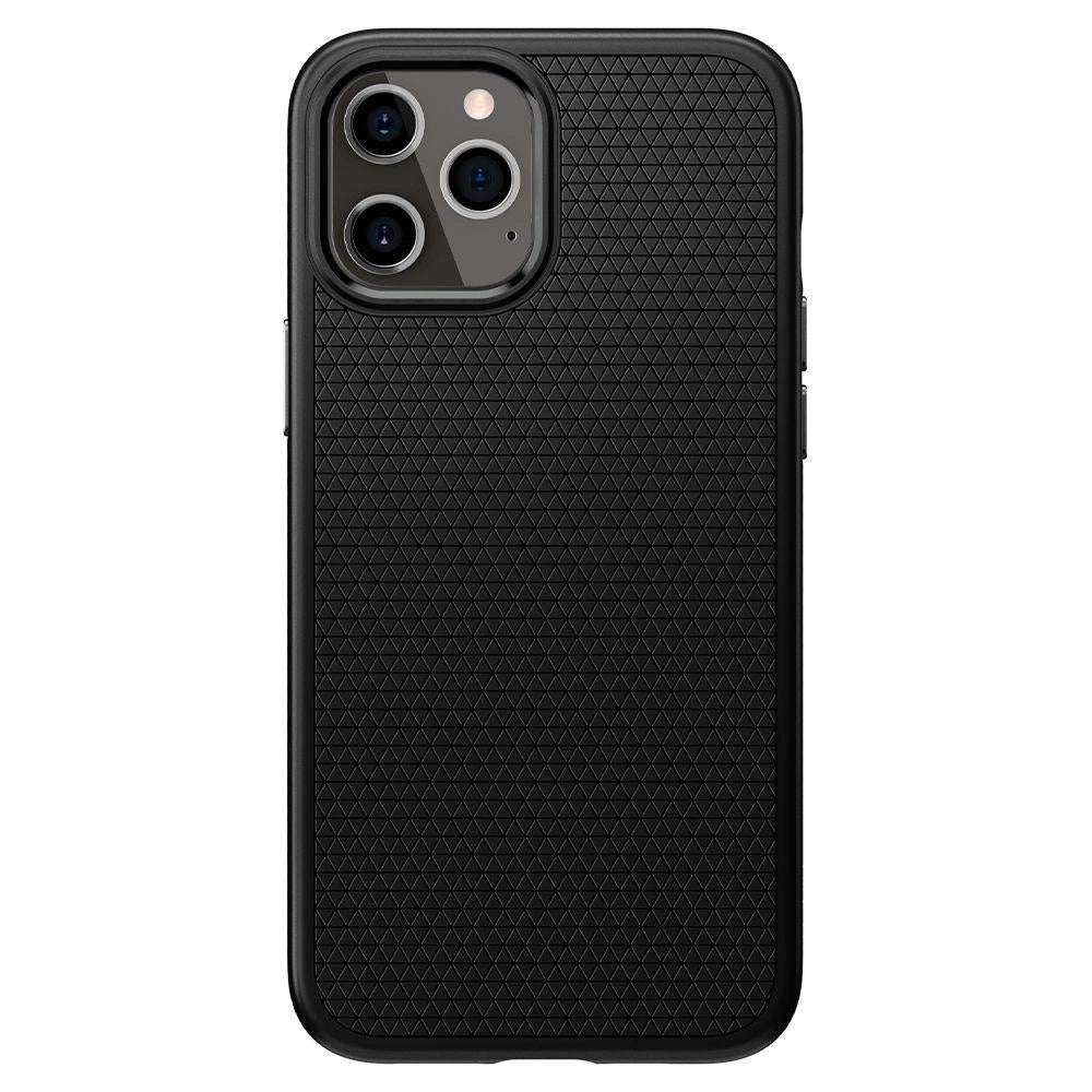 Spigen Liquid Air Case for iPhone 12 / iPhone 12 Pro - Matte Black_1