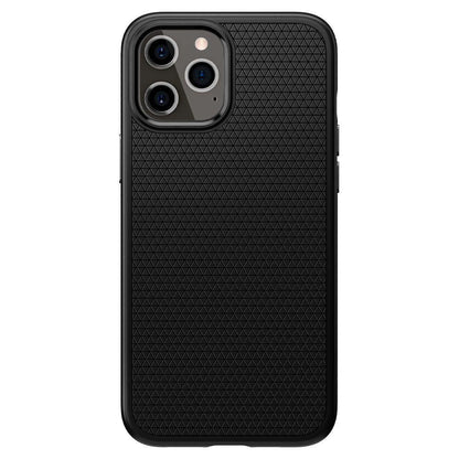 Spigen Liquid Air Case for iPhone 12 / iPhone 12 Pro - Matte Black_1