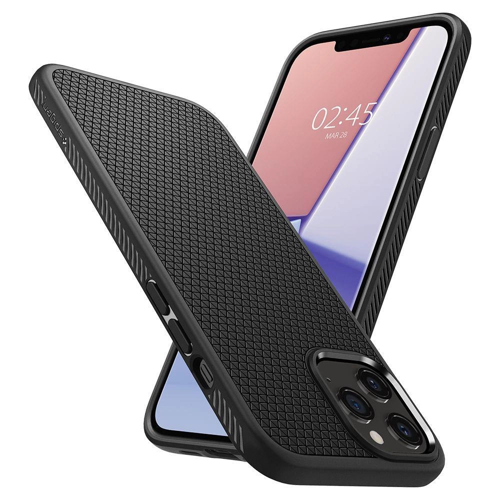 Spigen Liquid Air Case for iPhone 12 / iPhone 12 Pro - Matte Black_8