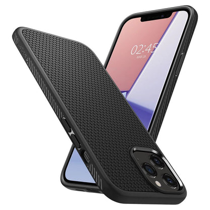 Spigen Liquid Air Case for iPhone 12 / iPhone 12 Pro - Matte Black_8