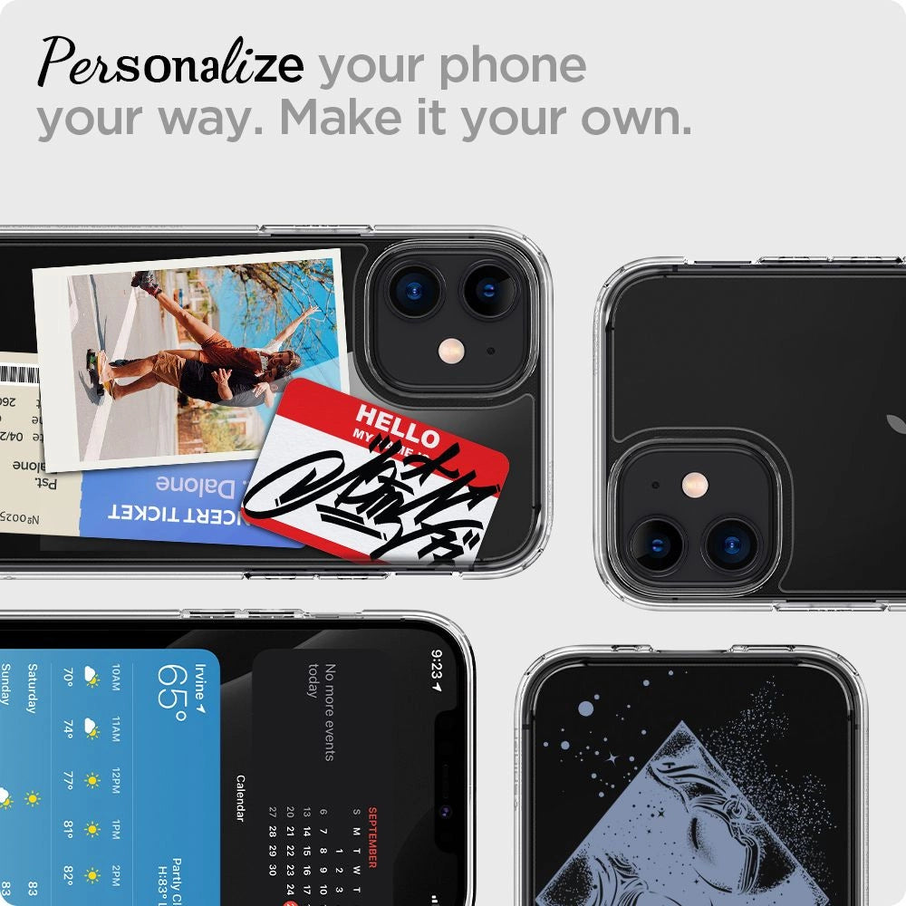 Spigen Ultra Hybrid Case for iPhone 12 mini - Clear_25