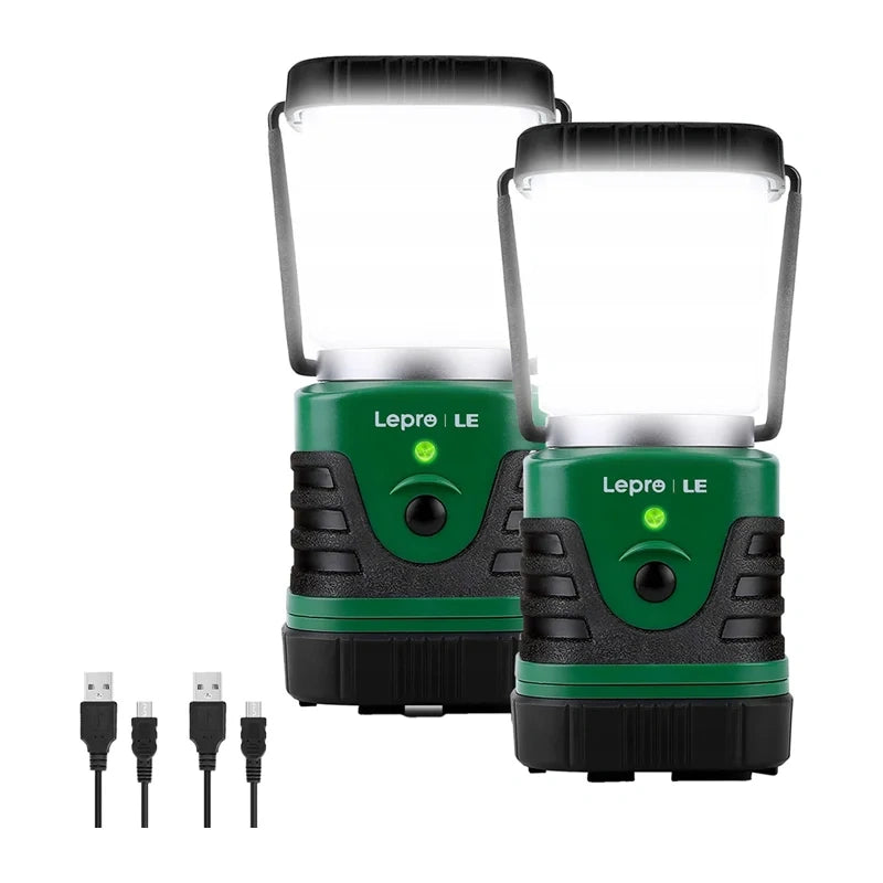 LEPRO 3300008-2 Camping Lamp, 4400mAh, 2-Pack_0