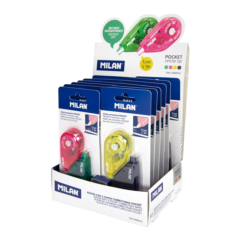 Corretor de fita 4,2mm x 5m milan cores/modelos sortidas_0