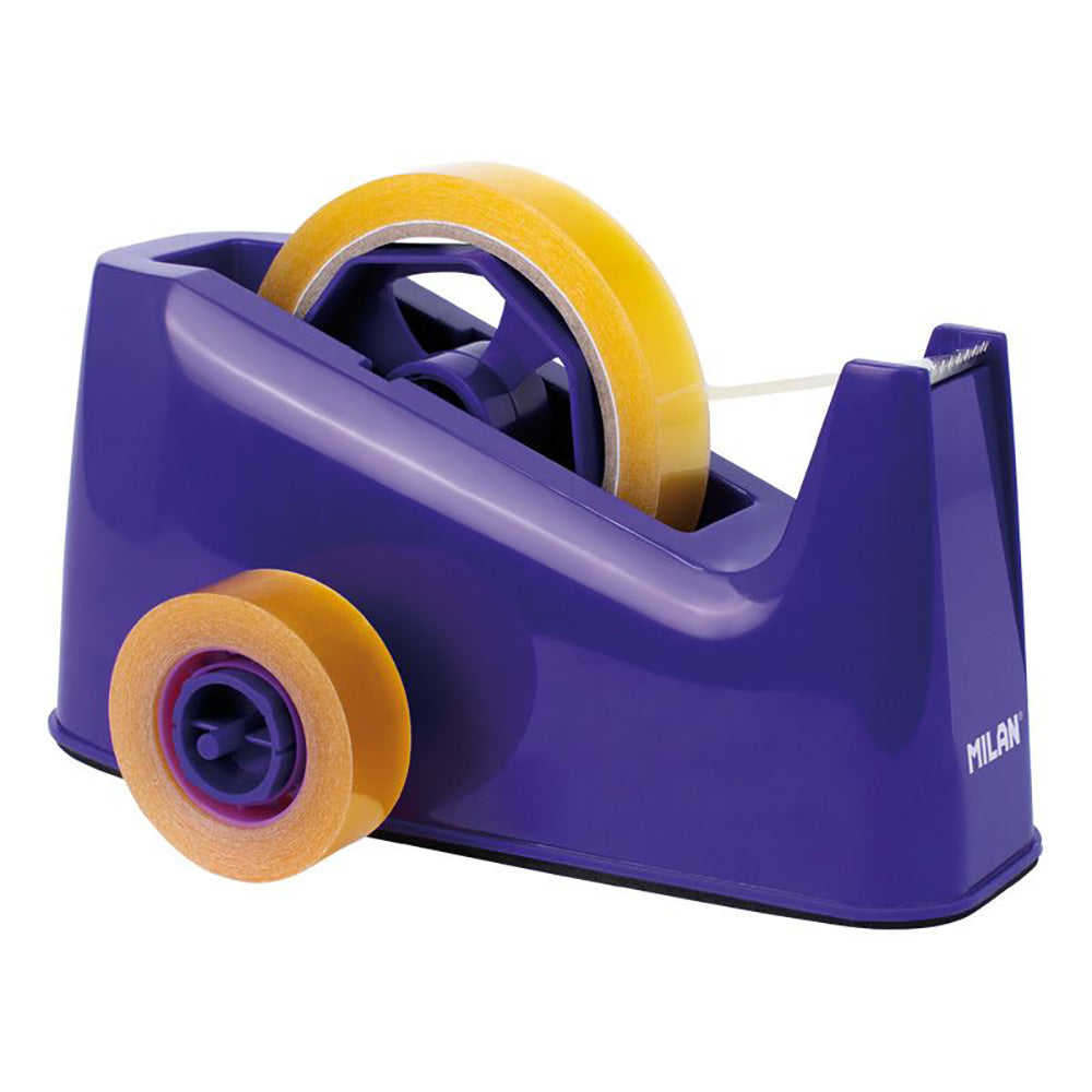 Desenrolador azul para rolos de fita com adaptador duplo 33/66m (fita nÃ£o incluÃ­da) milan_0