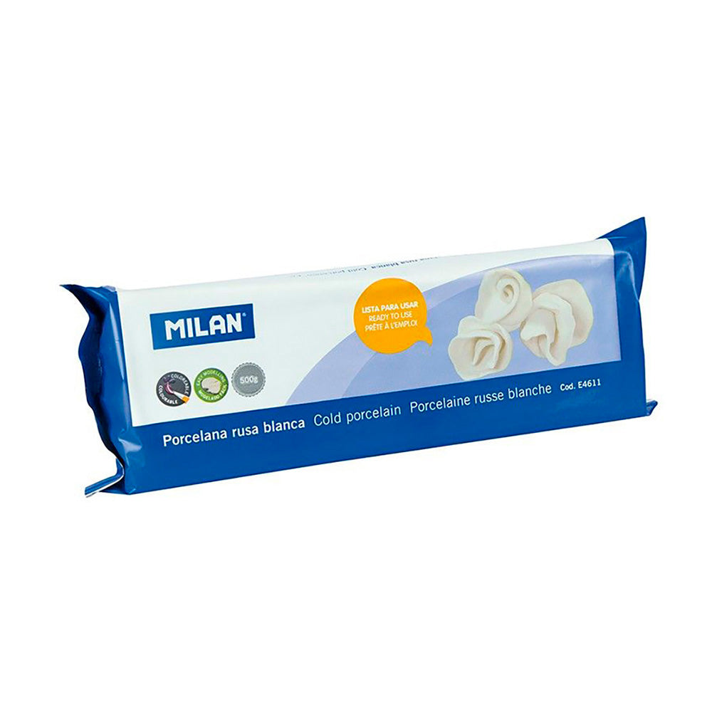 Porcelana russa branca 500g milan_0