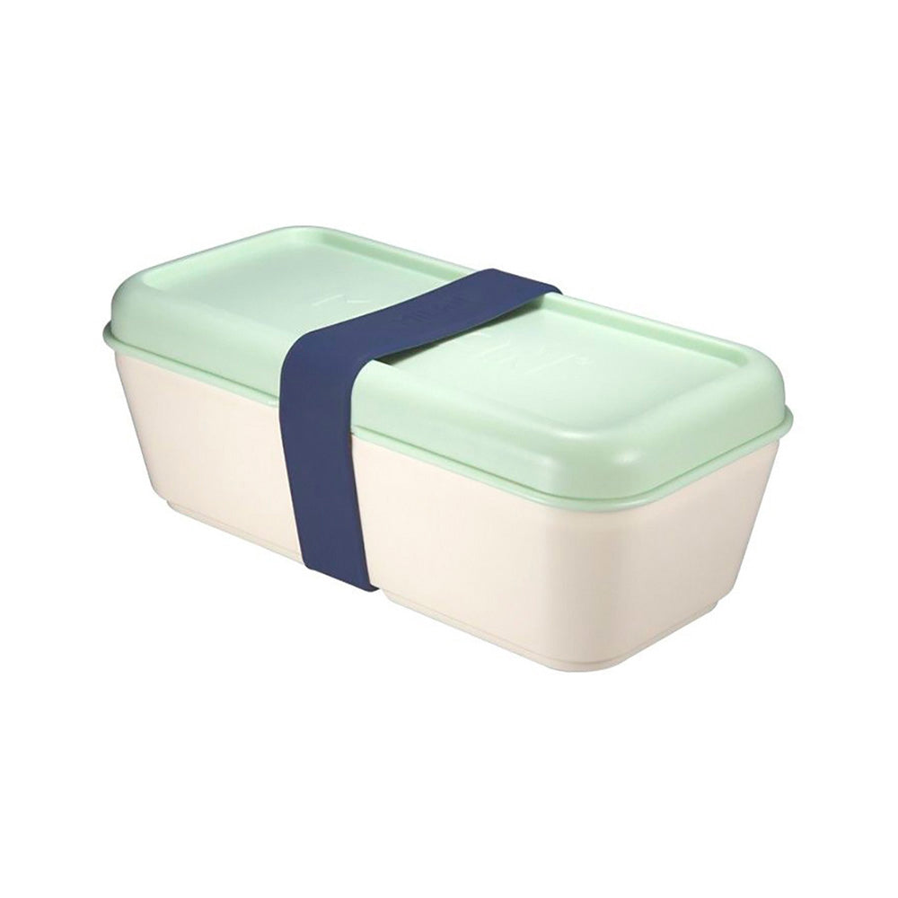 Recipiente para alimentos retangular 0,75 l tampa verde milan_0