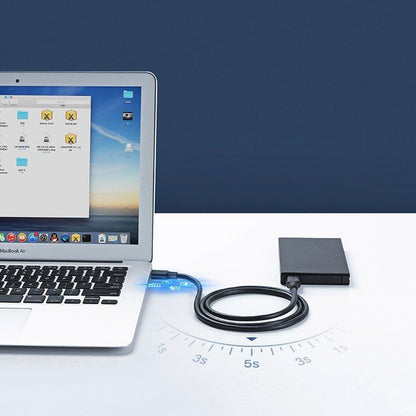 Ugreen US128 10371 USB-A 3.0 / USB-A 3.0 5Gb/s cable 2m - black_1