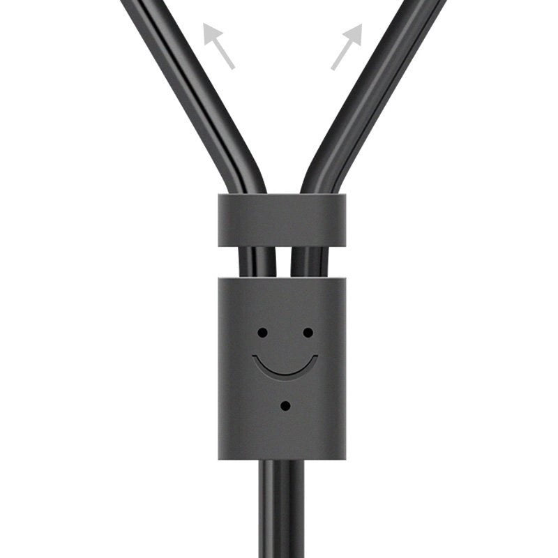 Ugreen AV102 10561 audio mini jack cable 3.5mm (female) - 2RCA (male) 0.25m - gray_1