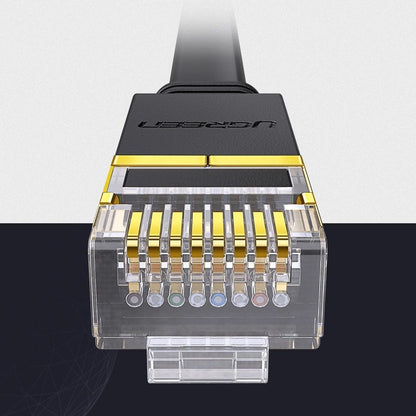 Ugreen Flat Cable Internet Network Cable Ethernet Patchcord RJ45 Cat 7 STP LAN 10 Gbps 10m Black (NW106 11265)_20