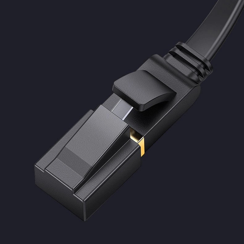 Ugreen Flat Cable Internet Network Cable Ethernet Patchcord RJ45 Cat 7 STP LAN 10 Gbps 10m Black (NW106 11265)_23
