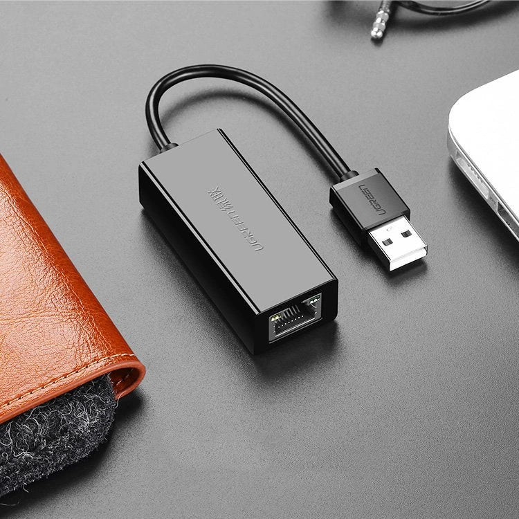 Ugreen external network card RJ45 - USB 2.0 100 Mbps Ethernet black (CR110 20254)_11