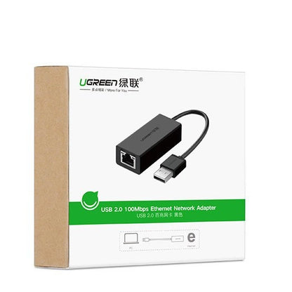 Ugreen external network card RJ45 - USB 2.0 100 Mbps Ethernet black (CR110 20254)_13