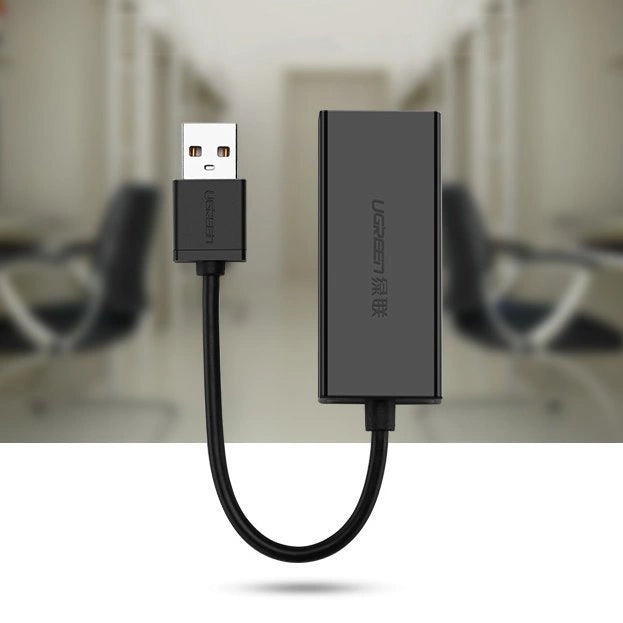 Ugreen external network card RJ45 - USB 2.0 100 Mbps Ethernet black (CR110 20254)_4