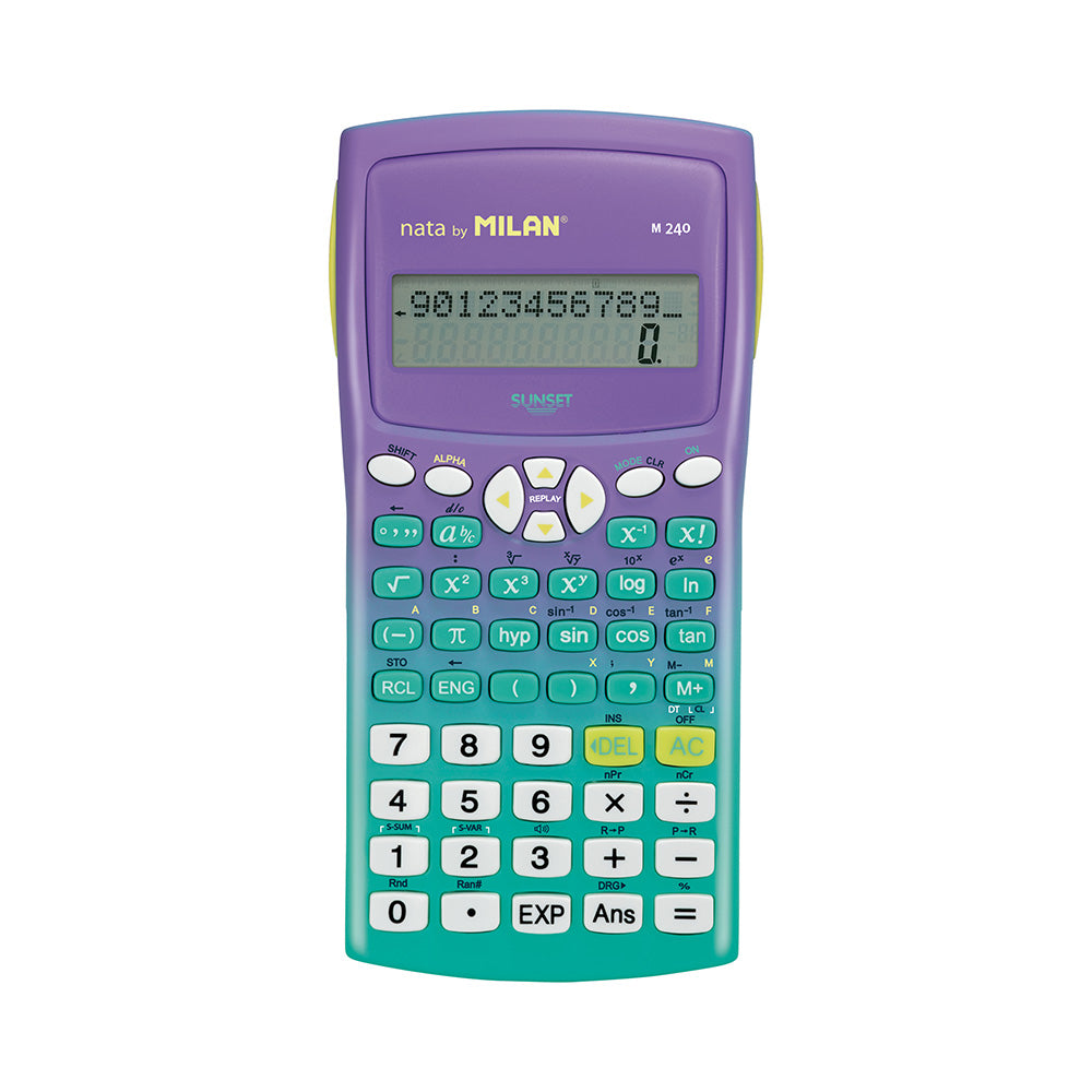 BlÃ­ster calculadora cientÃ­fica m240 sunset verde milan_0
