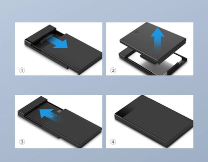 Ugreen bay for HDD SSD disk housing 2.5 '' SATA USB 3.2 Gen 1 (5 Gbps) micro USB SuperSpeed + 0.5 m cable black (US221 30848)_8
