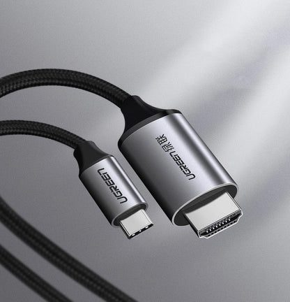 Ugreen cable HDMI cable - USB Type C 4K 60 Hz 1.5 m black-gray (MM142 50570)_3