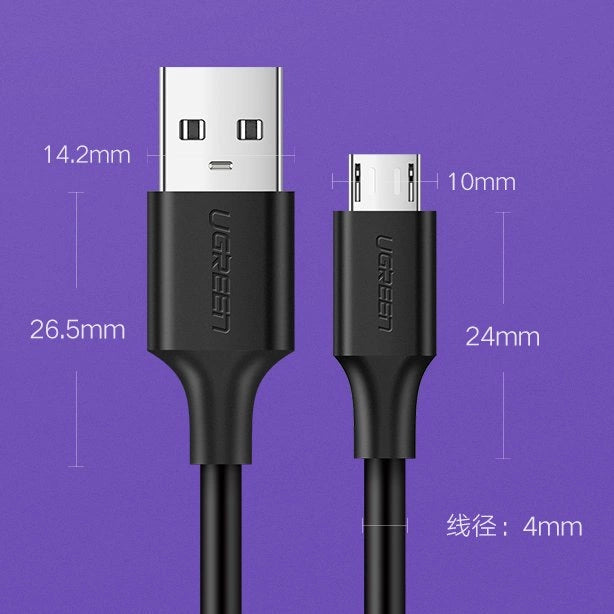Ugreen US289 60137 micro USB / USB-A cable 1.5m - black_18