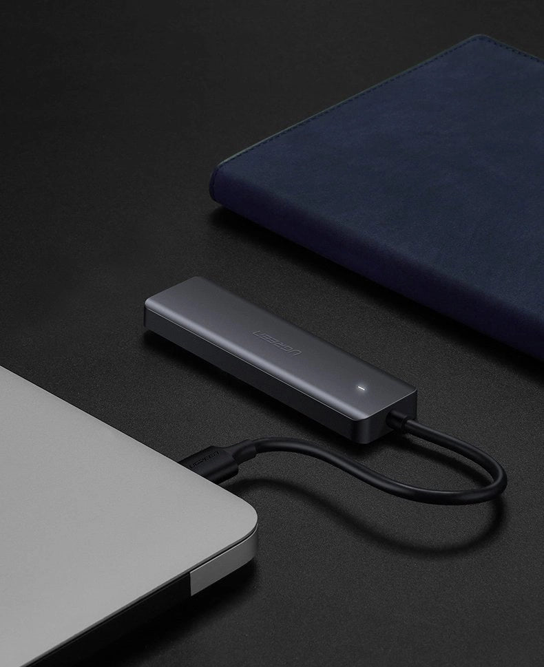 Ugreen USB Type C HUB - 4x USB 3.2 Gen 1 with USB-C power port gray (CM219 70336)_11