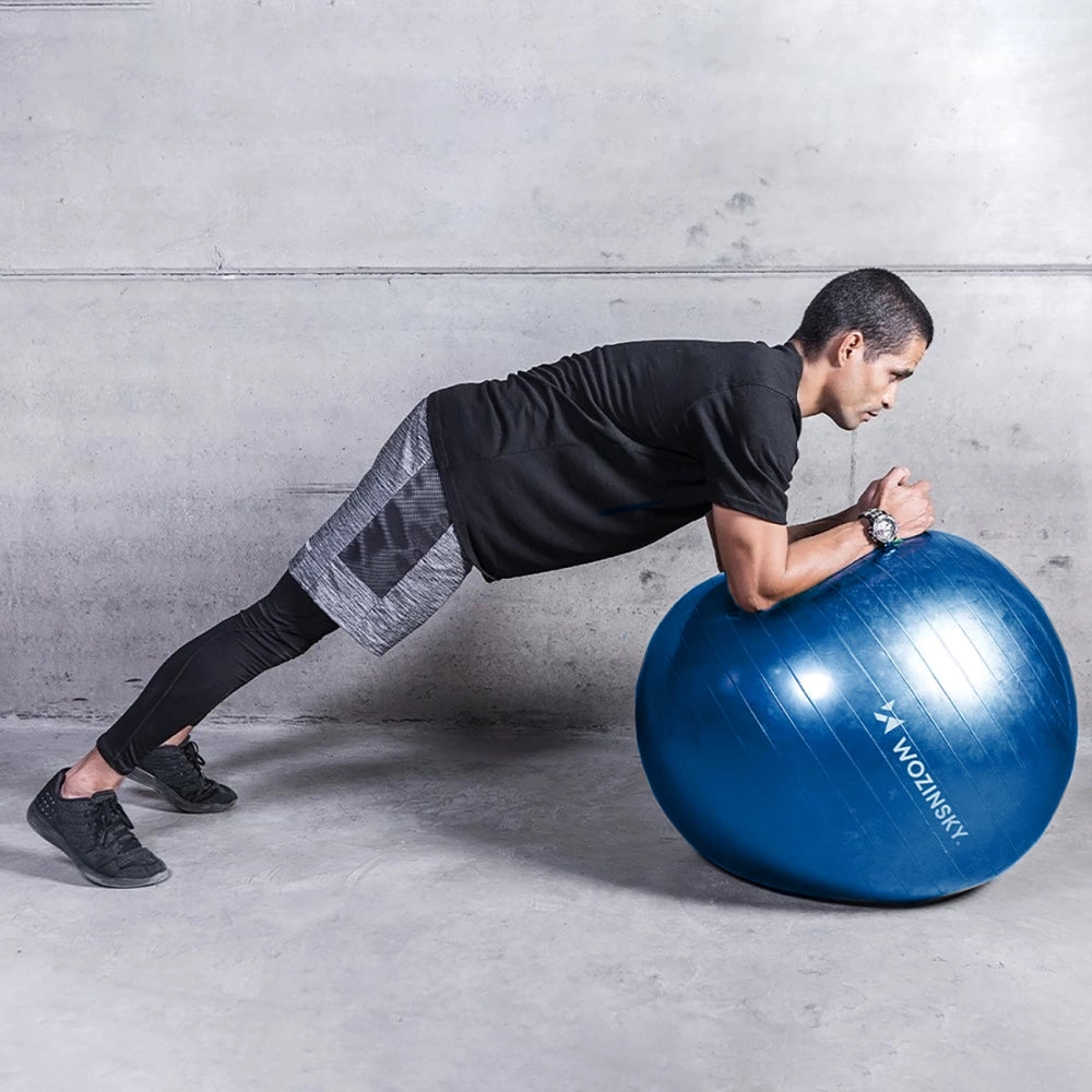 Wozinsky WGB65BL Exercise Ball, 65 cm, Blue_4