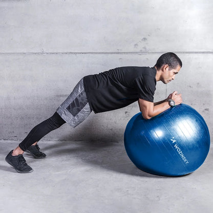 Wozinsky WGB65BL Exercise Ball, 65 cm, Blue_4