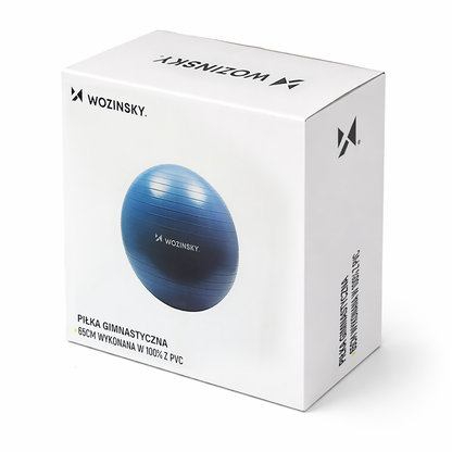 Wozinsky WGB65BL Exercise Ball, 65 cm, Blue_3