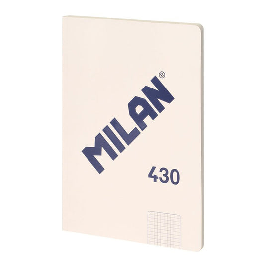 Caderno quadrado colado a4, bege_0