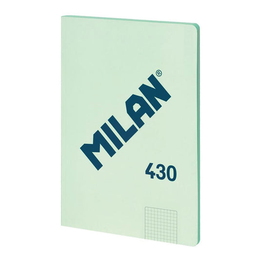 Caderno quadrado a4 colado, verde._0