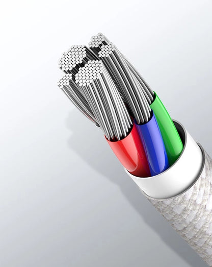 Baseus High Density Braided Cable Type-C to Lightning, PD,  20W, 1m (white)_26